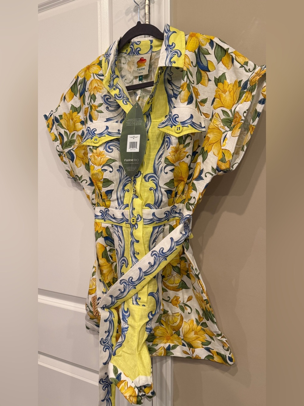BNWT FARM RIO Sicily Romper Size M